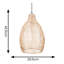 Natural Teardrop Solar Powered Outdoor Hanging Pen LED Outdoor Pendant