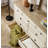 Simple Beige Solid Wood Porch Cabinet Solid Wood Accent Chest