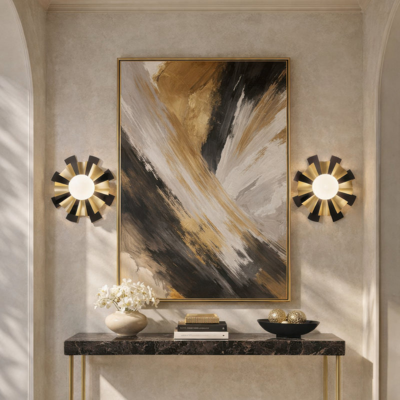 Daphne 1-Light Convertible Flush Mount/Sconce