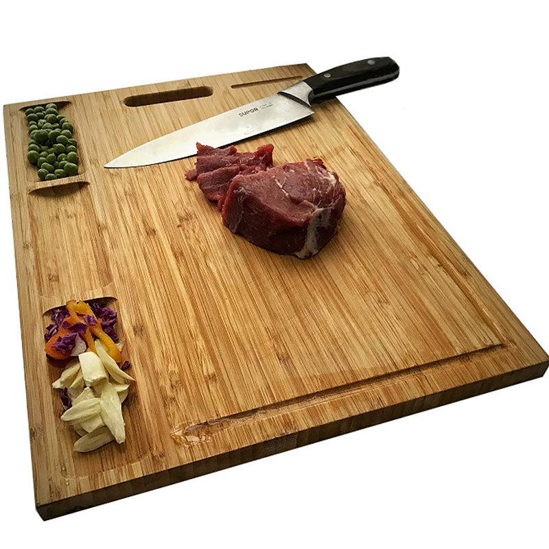 Organic Bamboo Cutting Board for Kitchen, 32 W cm x 47 L cm