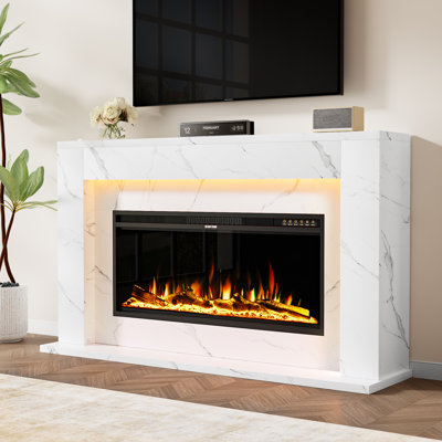 Moneak Simple Surround Electric Fireplace