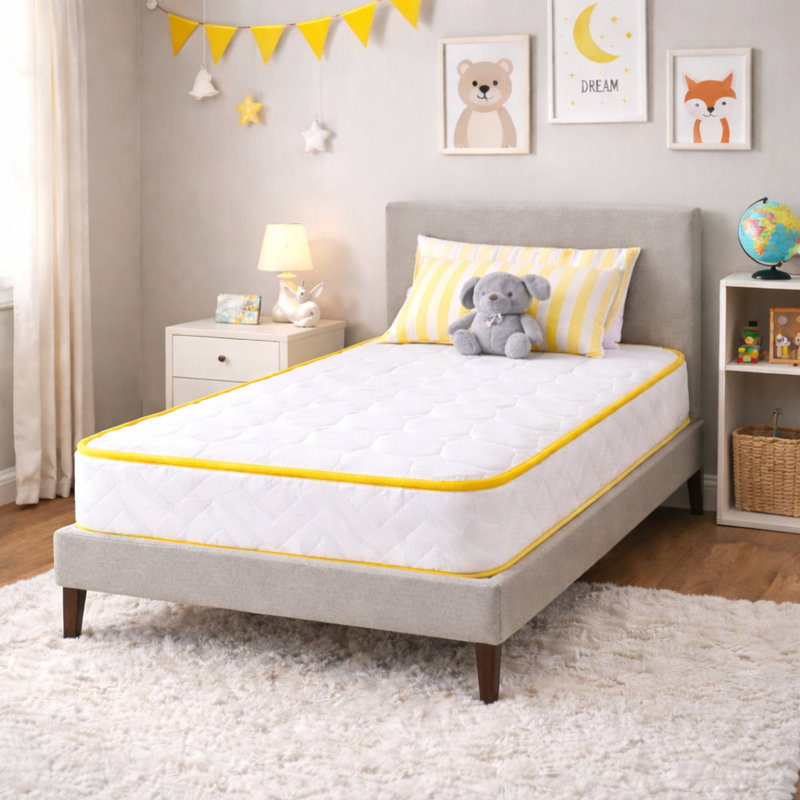 Sareer Kids Comfort Memory Coil Mattress , Double (4'6)