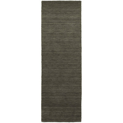 Nala Handmade Wool Charcoal Rug