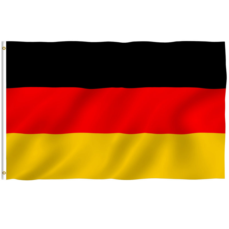 Germany Flag Polyester 3 x 5 ft. House Flag