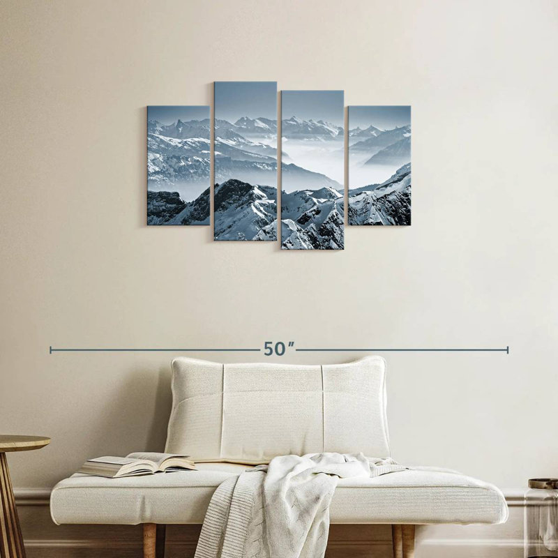 Alvord Swiss Mountain Peaks, H 22 po x l 36 po