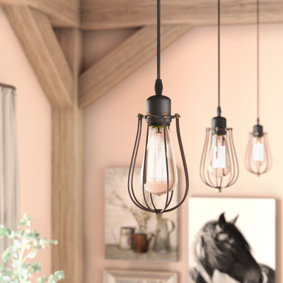 Oshin 1 - Light Oil Rubbed Bronze Single Pendant