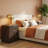 19.6'' W Walnut Three-Drawer Dresser, Rechargeable Nightstand, Set Of 2-498751547-498751544