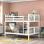 Lit double superposé au-dessus d'un lit double avec échelle pour meubles de chambre à coucher, chambre d'amis-1852153586