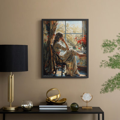 WOMEN Series CCCCXVII - reproduction encadrée de qualité supérieure - prête à être accrochée - aucun clou requis