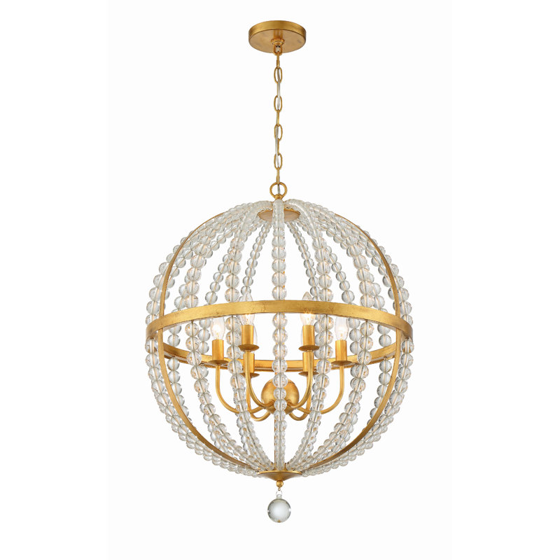 Gateshead 6 - Light Dimmable Sphere Chandelier