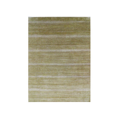 Tapis en laine et soie noués à la main 9 pi x 12 pi 3 po de couleur cumin brun 751E302F944E4945AA7DEB4580527987
