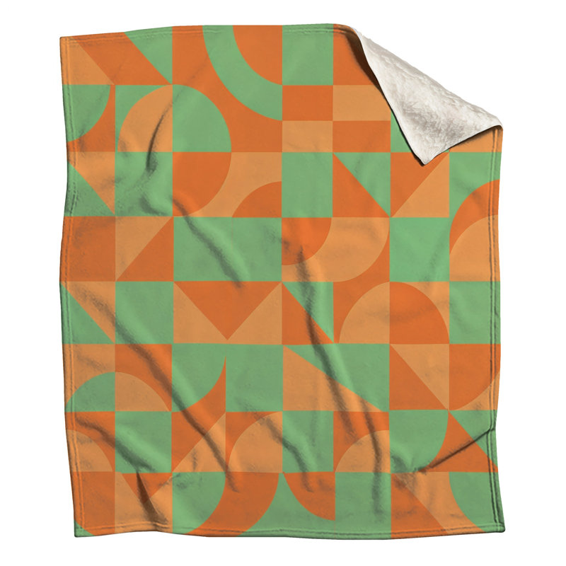 Geometric Shapes Pattern Blankets, 60in W x 80in H