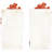 Polystone Textured Coral Decorative Orange Bookends with Cream Base Set