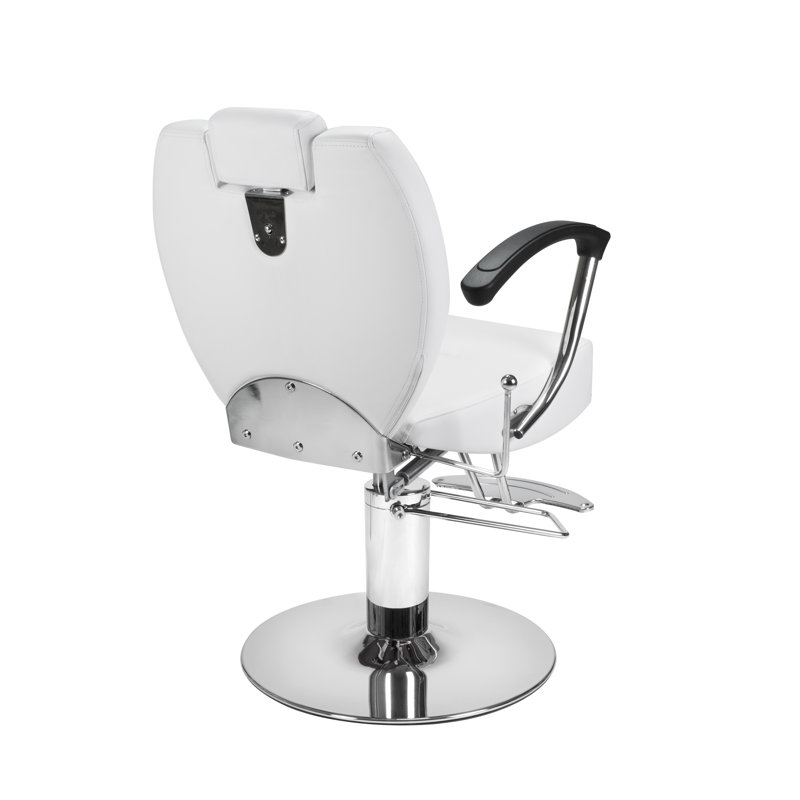 Fauteuil de salon en similicuir herman, Similicuir blanc
