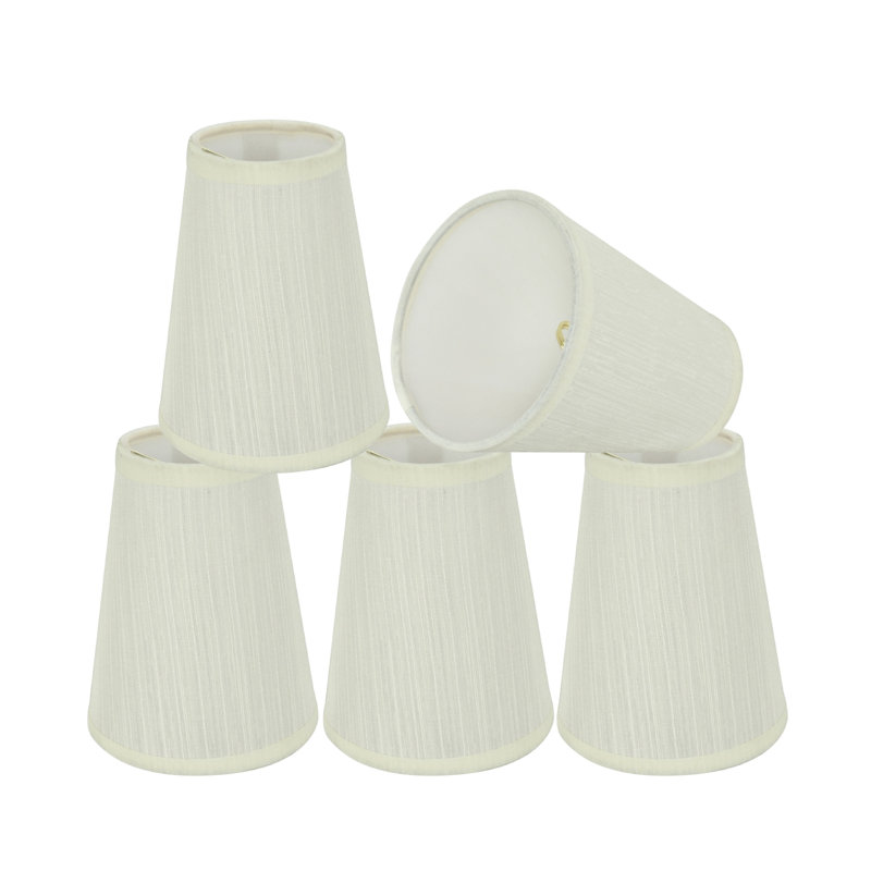 4'' H Gauze Textured Fabric Empire Lamp Shade
