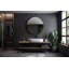 Miroir mural tablette rond - l 50 po x H 50 po-1001209481-1001209484