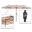 396.24cm X 198.12cm Rectangular Market Parasol-1728745394