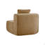 Sofa une place sans accoudoirs en velours