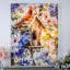 «Spring Awakens» 18 x 24, art mural entièrement éclairé à DEL