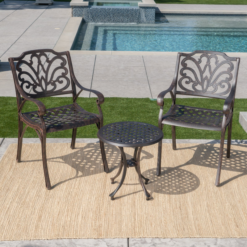 Kastner 2 - Person Patio Conversation Set