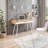 Modern Multi Storage Computer Desk With Storage, Pine