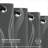 Spurgh Sliver Wave Foil Print Blackout Thermal Grommet Curtain Panels (Set of 2)-792607105-792607162