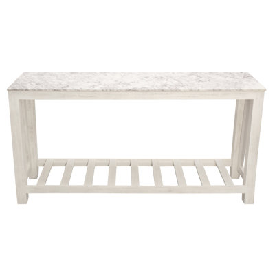 Console en marbre blanc Branam