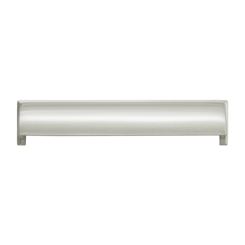 Parkview Cup / Bin Pull, 3", Polished Nickel