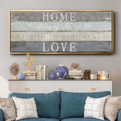 Home Love - Toile encadrée