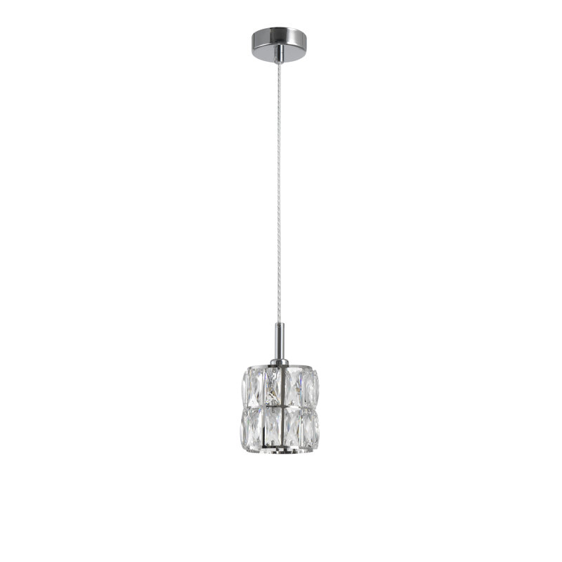Nice 1 - Light Chrome Crystal Pendant
