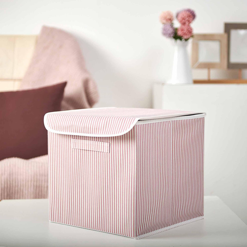 Boîte de rangement en feutre Cubby, Powder