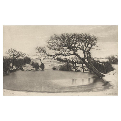 «A Winter's Morning» par Peter Henry Emerson - Estampe numérique