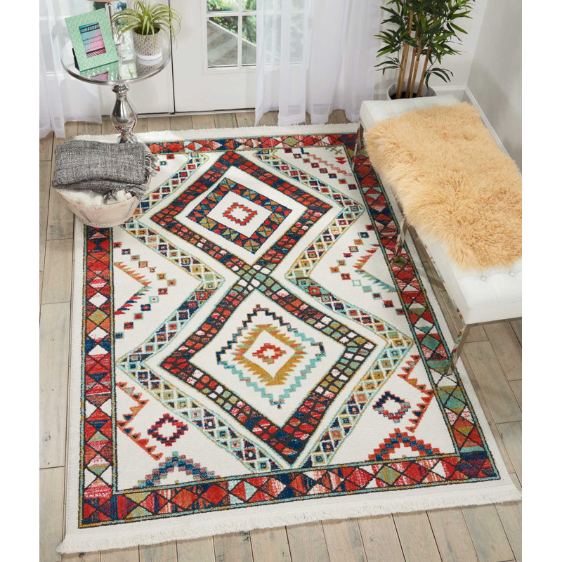 Southwestern Indoor Rug, Rectangle 3'11" x 6'2"