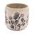 Of 4, Gray Sand - Cement Planters, Brown Botanical Designs, Scandinavian Room Decor 4 And Symbols, Interior