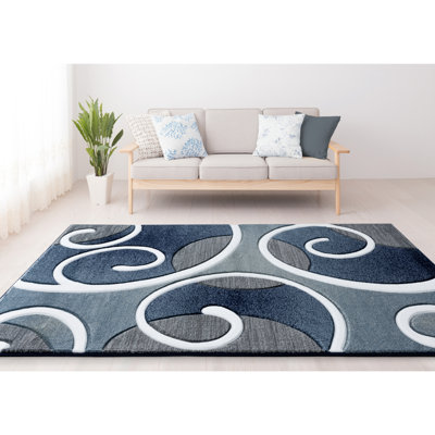 Tapis bleu Zabala