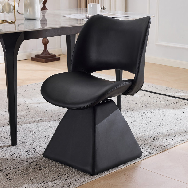 Fauteuil d'appoint pivotant, Noir