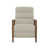Beige Polyester/Medium Wood