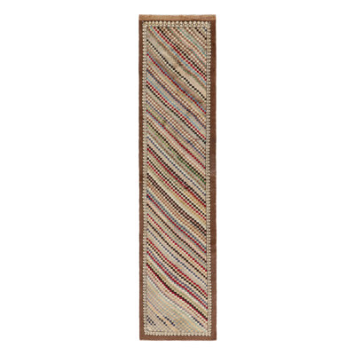 One-of-a-Kind 2’8”x11’10” Hand Knotted Area Rug