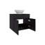 Meuble-lavabo en porcelaine noir pour salle de bain England