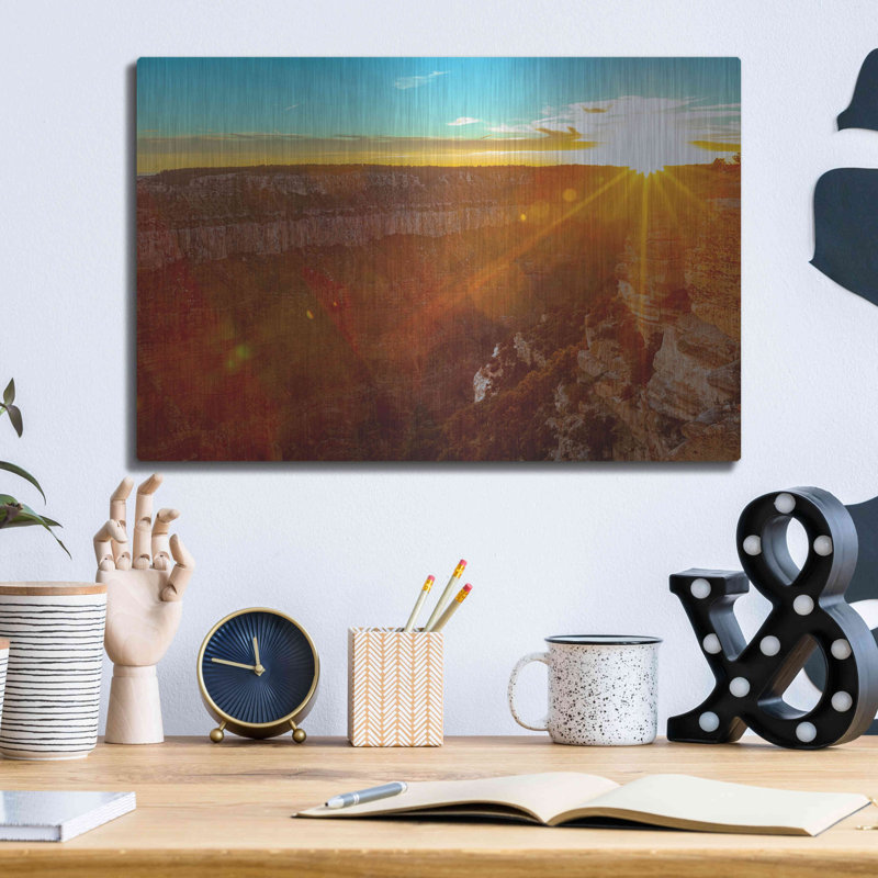  «Utah Sunset», art mural en métal, H 12 po x l 16 po
