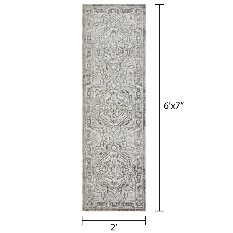 Raghdah Oriental Indoor Rug, Runner 2' x 6'7"