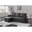 Upholstered Pull Out Sectional Sofa With Chaise-732438928