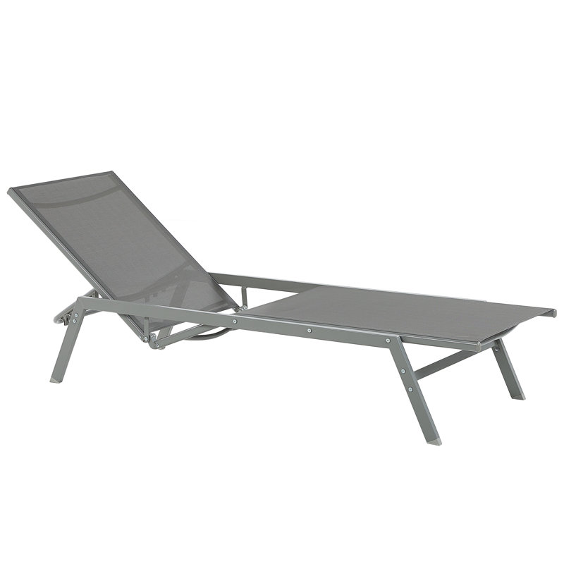 Kristyl 191cm Long Reclining Single Sun Lounger