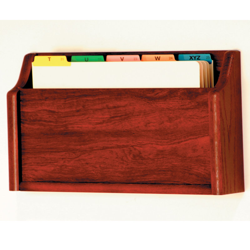 Porte-documents de format légal, Acajou