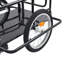 Bike Trailer 130x73x48,5 cm Steel Black