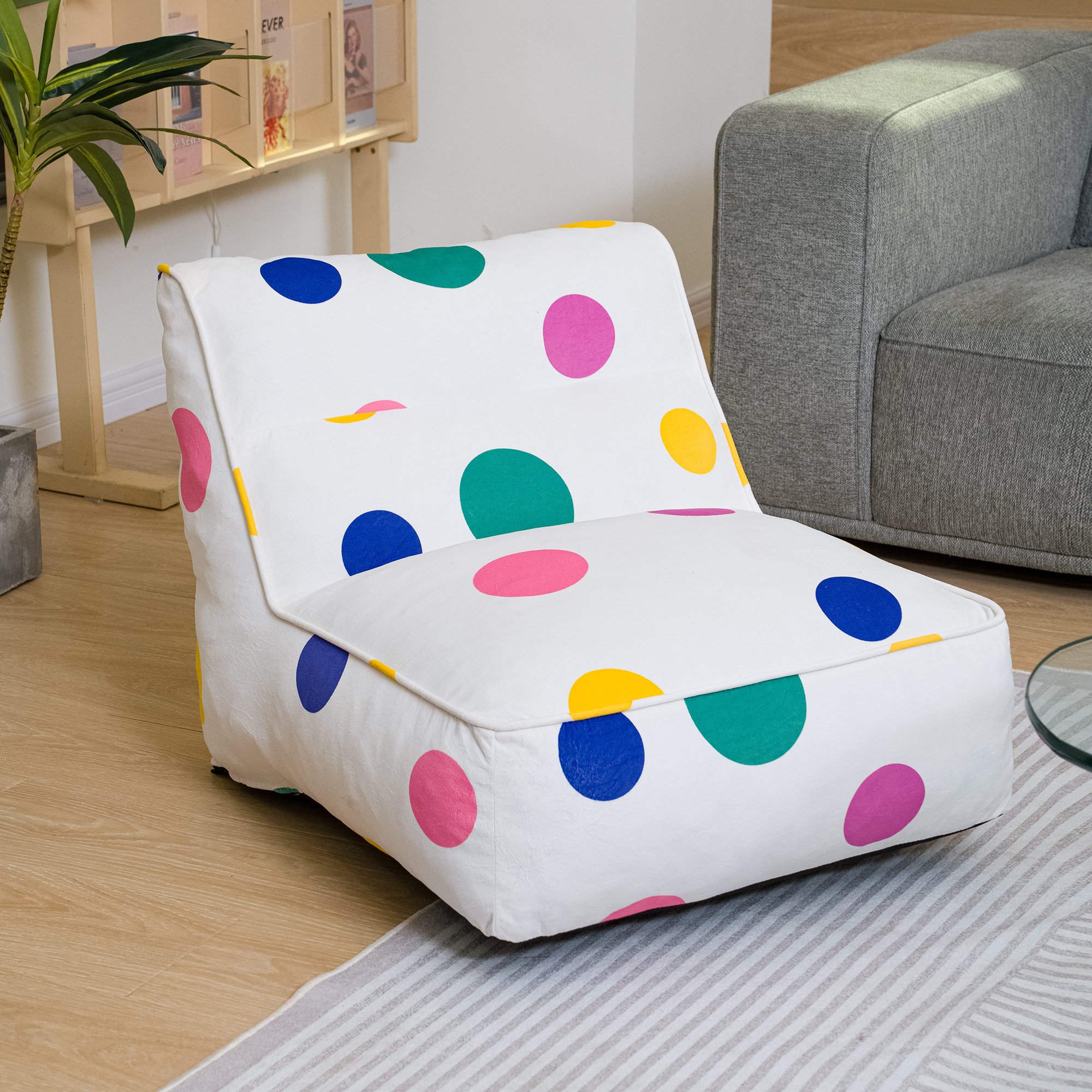 Trule Velvet Bean Bag Chair & Lounger - Wayfair Canada