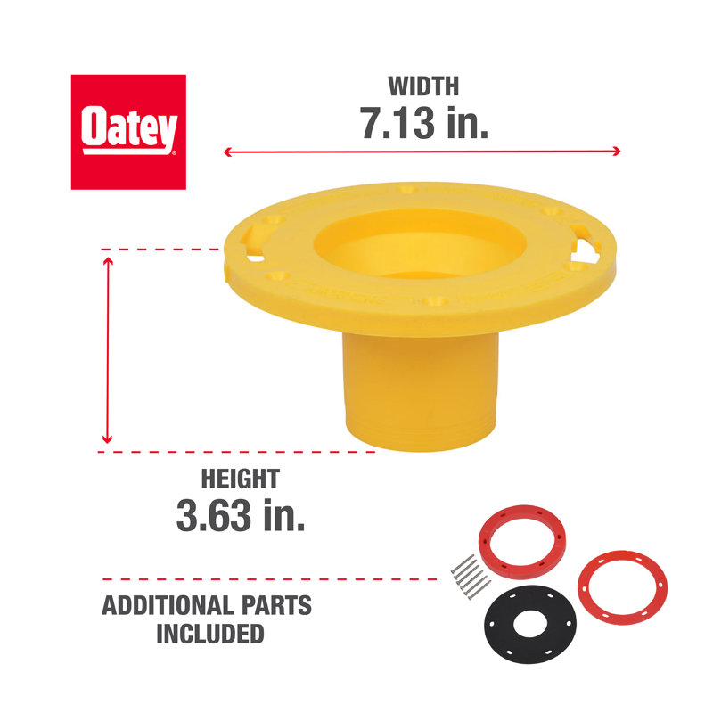 Toilet Flange Extender Kit 3/4- 7/8 in.