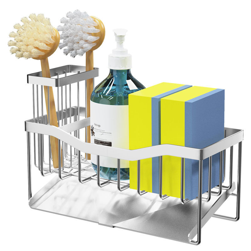 Serviteur d'évier en acier inoxydable