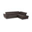 CAPRI Genuine Leather Corner Sofa with Pull-Out Bed and Storage and Adjustable Headrests-1866185899-1866185905