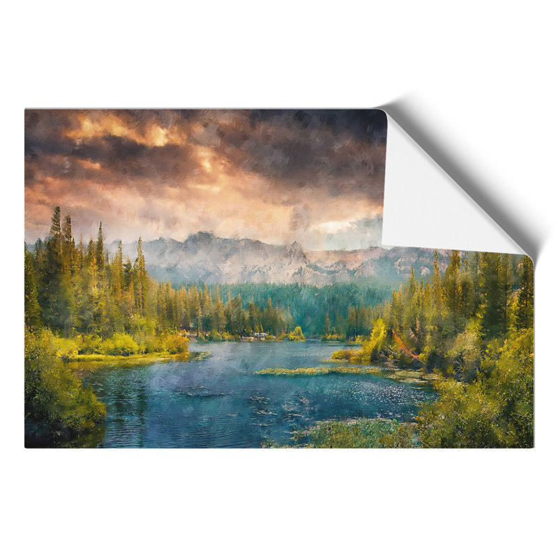 Forest And Lake Vol.4 - No Frame Print, 21cm H x 30cm W x 0.1cm D